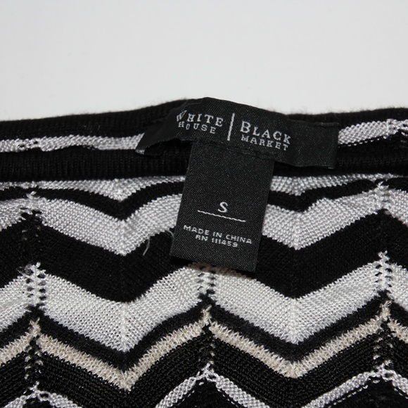 FREE with Bundle WHBM Metallic & Purple Chevron Stripe Sweater - Picture 3 of 7